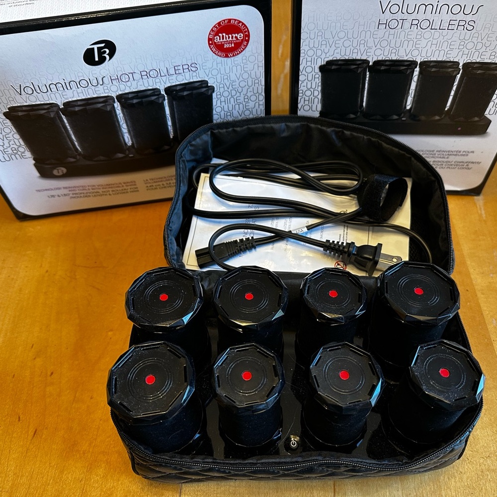 T3 Volumizing Hot Rollers LUXE for Volume, Body and Shine

Like New